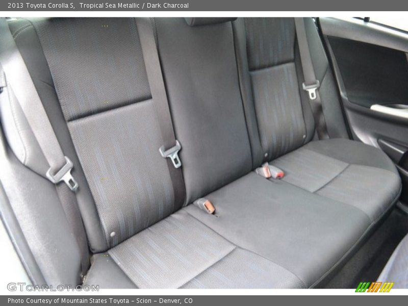 Tropical Sea Metallic / Dark Charcoal 2013 Toyota Corolla S