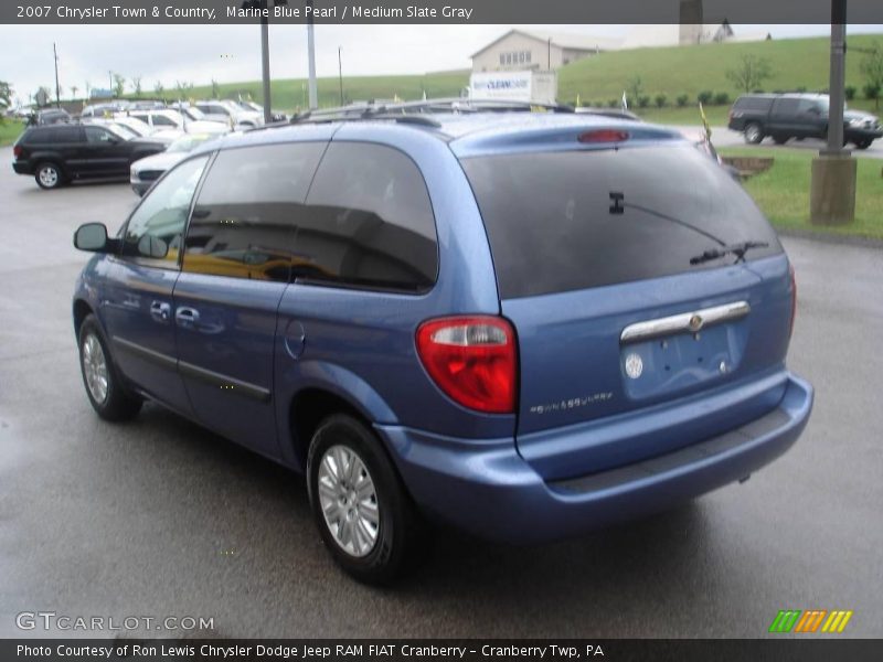 Marine Blue Pearl / Medium Slate Gray 2007 Chrysler Town & Country