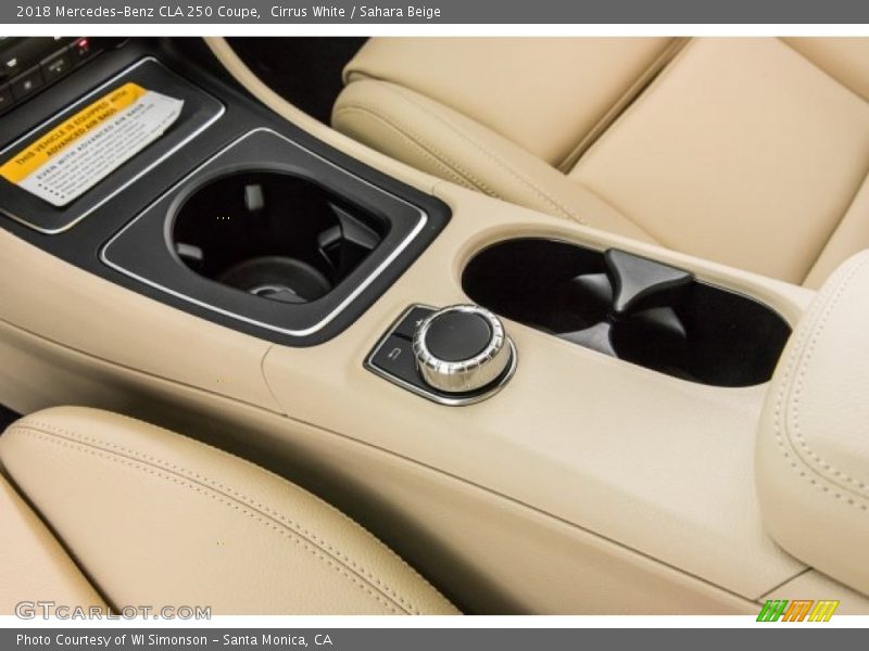 Controls of 2018 CLA 250 Coupe