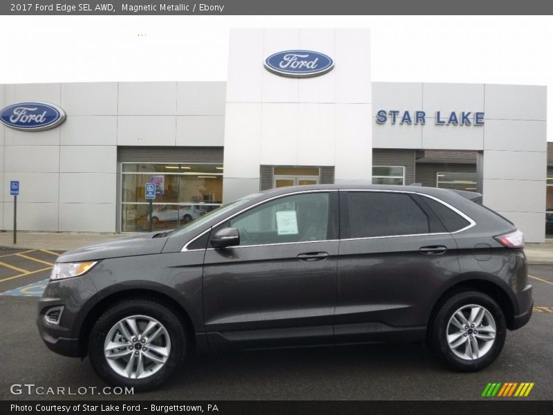 Magnetic Metallic / Ebony 2017 Ford Edge SEL AWD