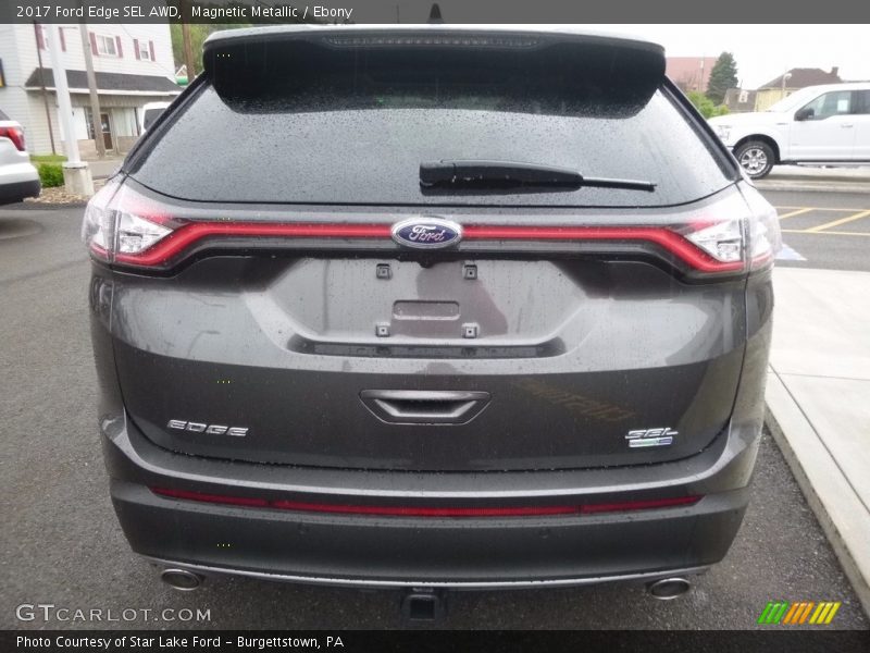 Magnetic Metallic / Ebony 2017 Ford Edge SEL AWD