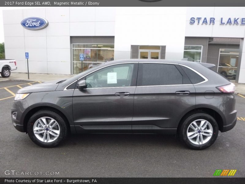 Magnetic Metallic / Ebony 2017 Ford Edge SEL AWD