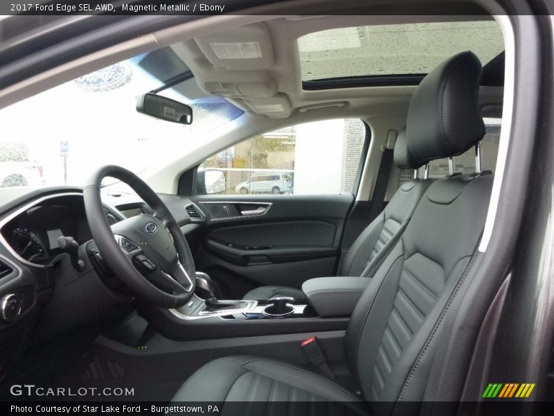 Magnetic Metallic / Ebony 2017 Ford Edge SEL AWD