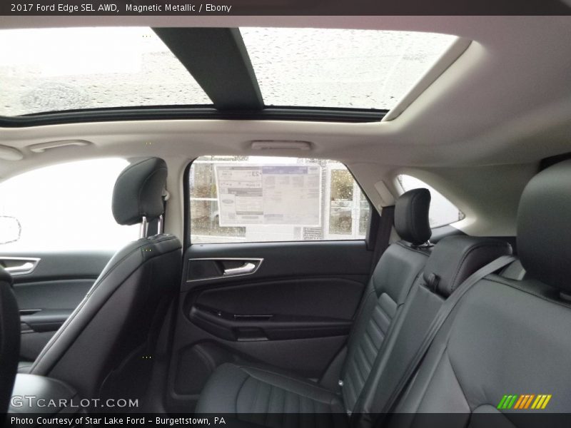 Magnetic Metallic / Ebony 2017 Ford Edge SEL AWD