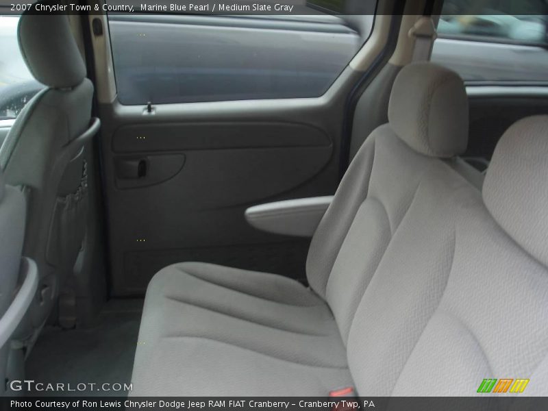 Marine Blue Pearl / Medium Slate Gray 2007 Chrysler Town & Country