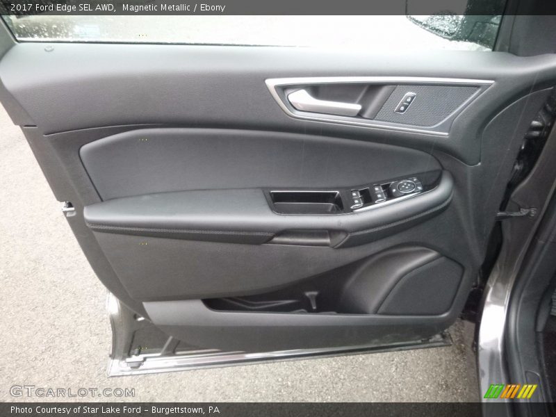 Magnetic Metallic / Ebony 2017 Ford Edge SEL AWD