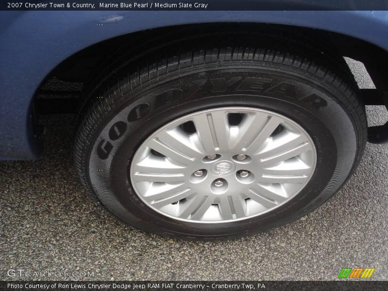 Marine Blue Pearl / Medium Slate Gray 2007 Chrysler Town & Country