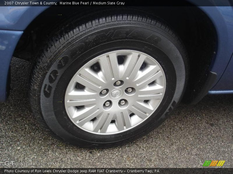 Marine Blue Pearl / Medium Slate Gray 2007 Chrysler Town & Country