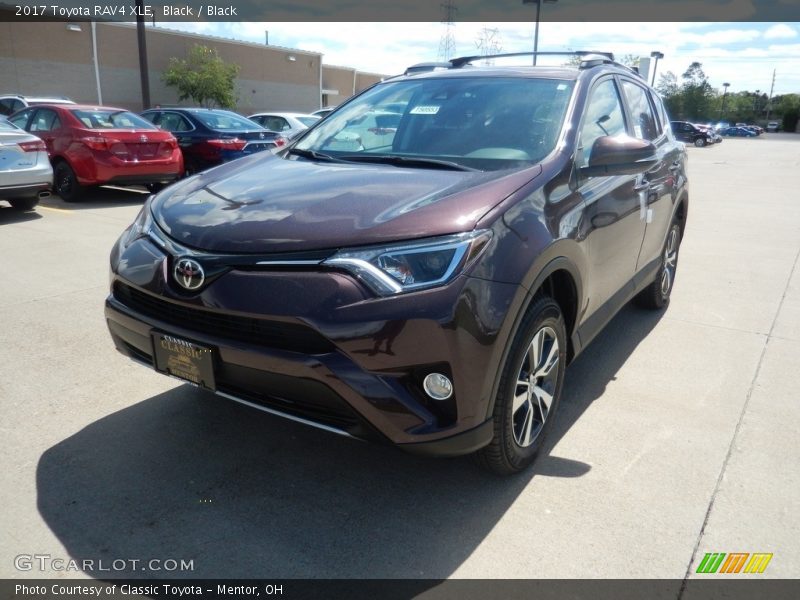 Black / Black 2017 Toyota RAV4 XLE