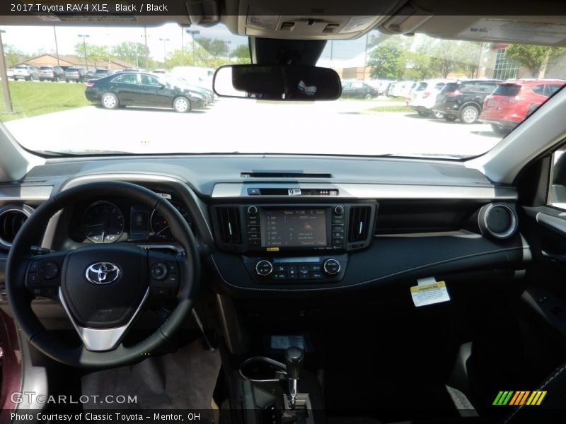 Black / Black 2017 Toyota RAV4 XLE