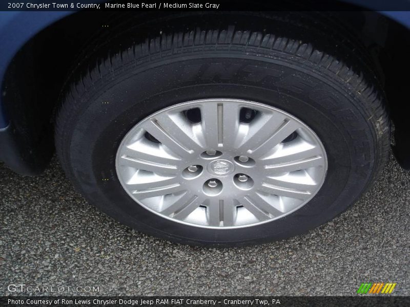 Marine Blue Pearl / Medium Slate Gray 2007 Chrysler Town & Country