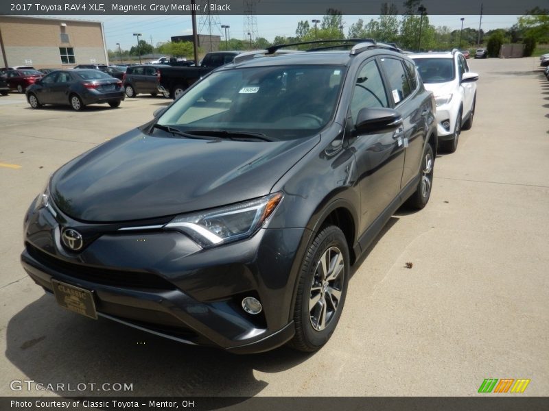 Magnetic Gray Metallic / Black 2017 Toyota RAV4 XLE