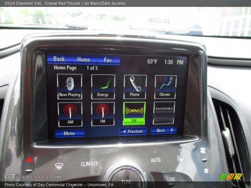 Crystal Red Tincoat / Jet Black/Dark Accents 2014 Chevrolet Volt