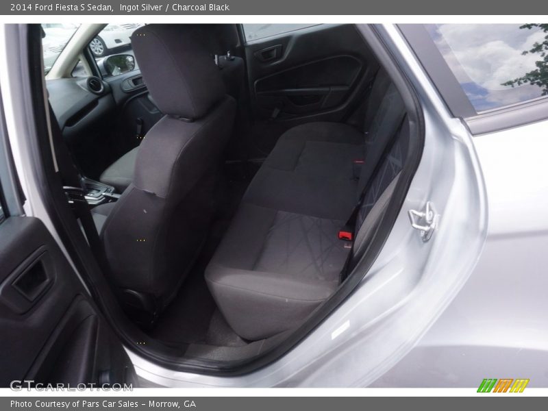 Ingot Silver / Charcoal Black 2014 Ford Fiesta S Sedan