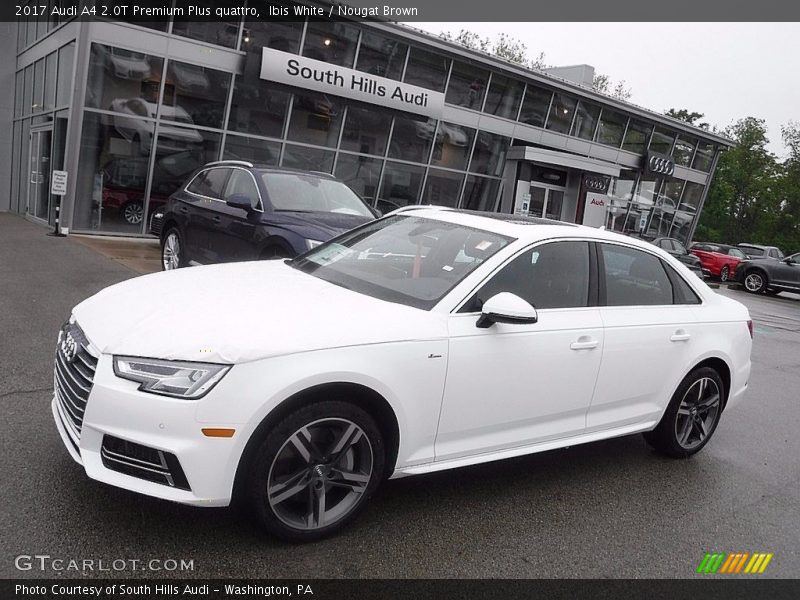 Ibis White / Nougat Brown 2017 Audi A4 2.0T Premium Plus quattro