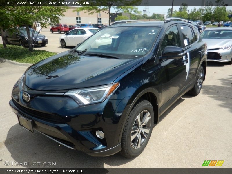 Galactic Aqua Mica / Ash 2017 Toyota RAV4 XLE