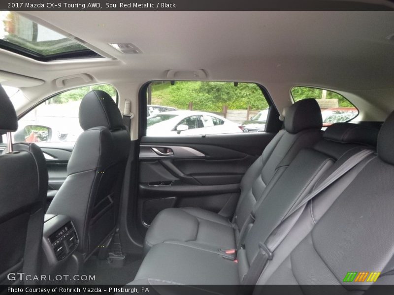 Soul Red Metallic / Black 2017 Mazda CX-9 Touring AWD