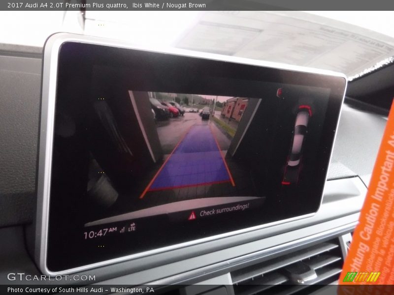 Ibis White / Nougat Brown 2017 Audi A4 2.0T Premium Plus quattro