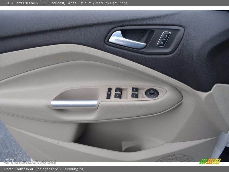 White Platinum / Medium Light Stone 2014 Ford Escape SE 1.6L EcoBoost