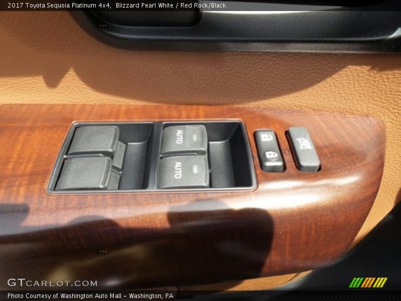 Controls of 2017 Sequoia Platinum 4x4