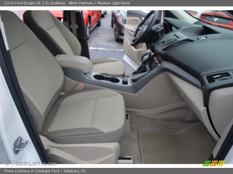 White Platinum / Medium Light Stone 2014 Ford Escape SE 1.6L EcoBoost