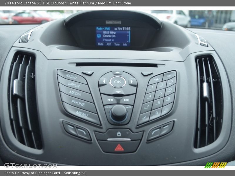 White Platinum / Medium Light Stone 2014 Ford Escape SE 1.6L EcoBoost