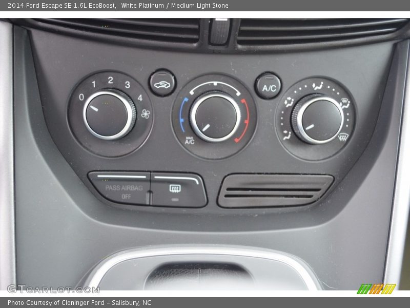 White Platinum / Medium Light Stone 2014 Ford Escape SE 1.6L EcoBoost