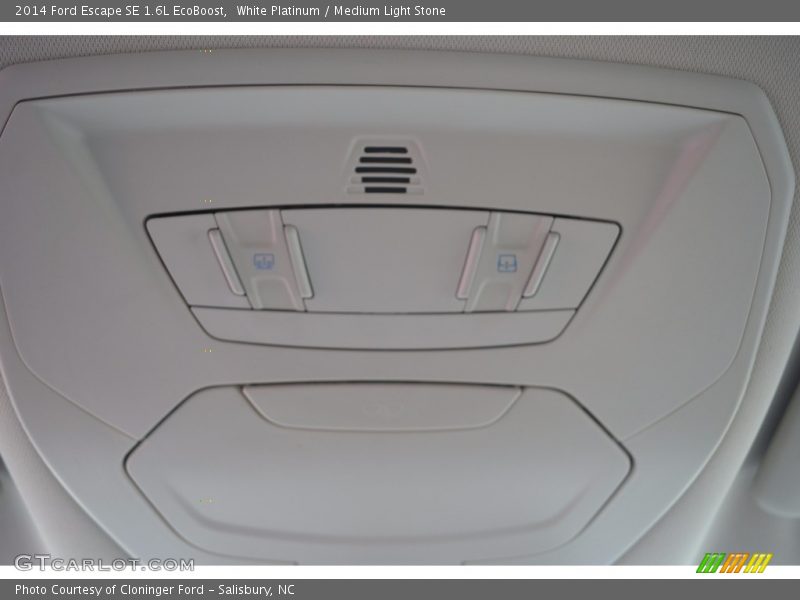 White Platinum / Medium Light Stone 2014 Ford Escape SE 1.6L EcoBoost