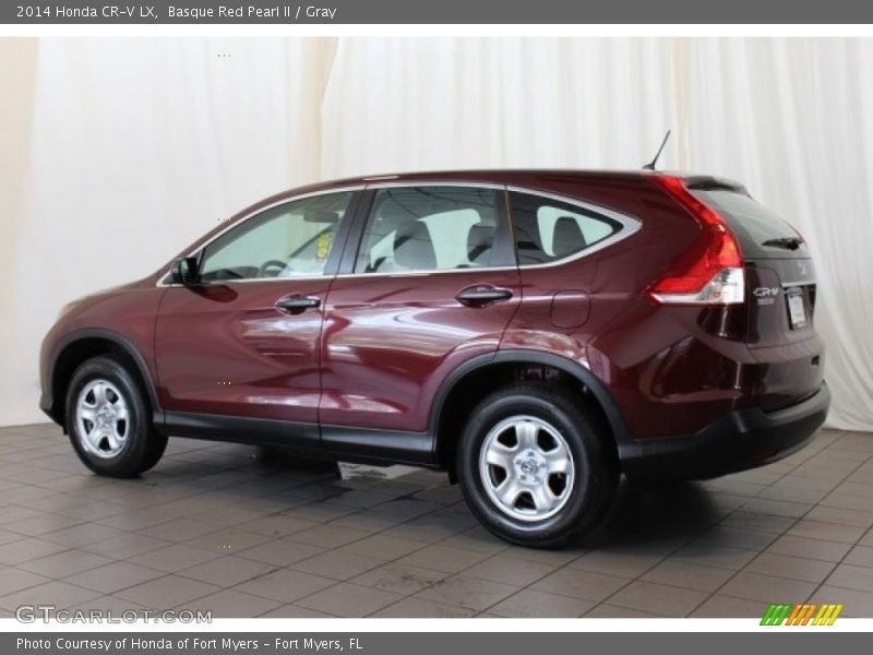 Basque Red Pearl II / Gray 2014 Honda CR-V LX