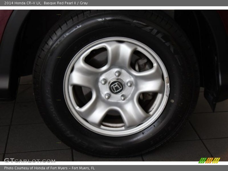 Basque Red Pearl II / Gray 2014 Honda CR-V LX
