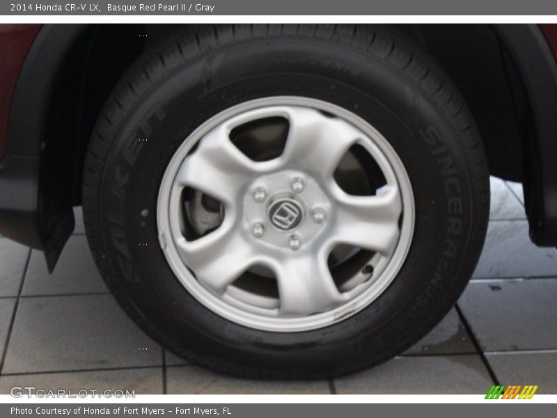 Basque Red Pearl II / Gray 2014 Honda CR-V LX
