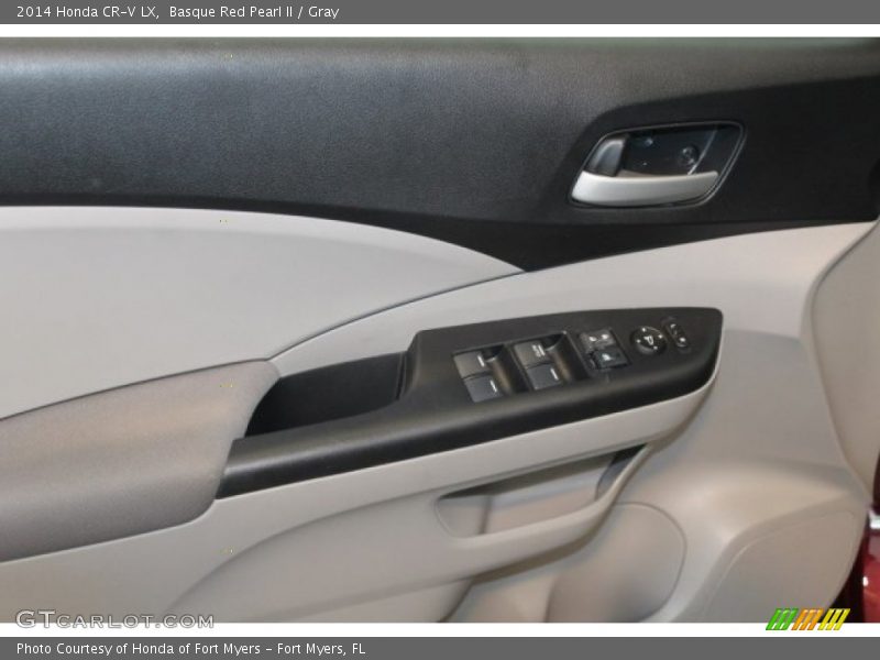 Basque Red Pearl II / Gray 2014 Honda CR-V LX