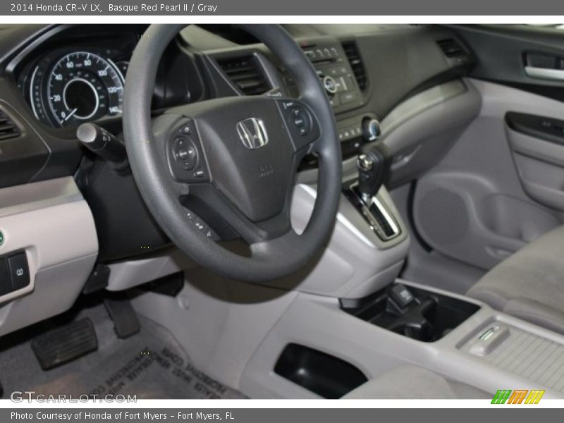 Basque Red Pearl II / Gray 2014 Honda CR-V LX