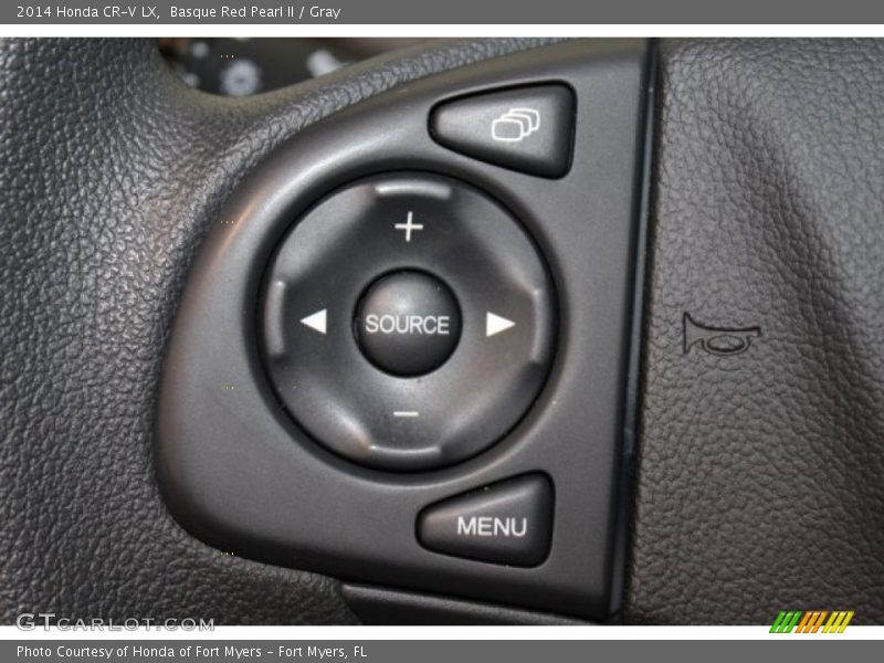 Basque Red Pearl II / Gray 2014 Honda CR-V LX