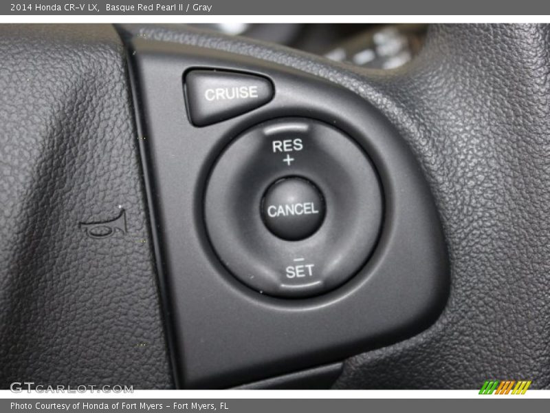 Basque Red Pearl II / Gray 2014 Honda CR-V LX