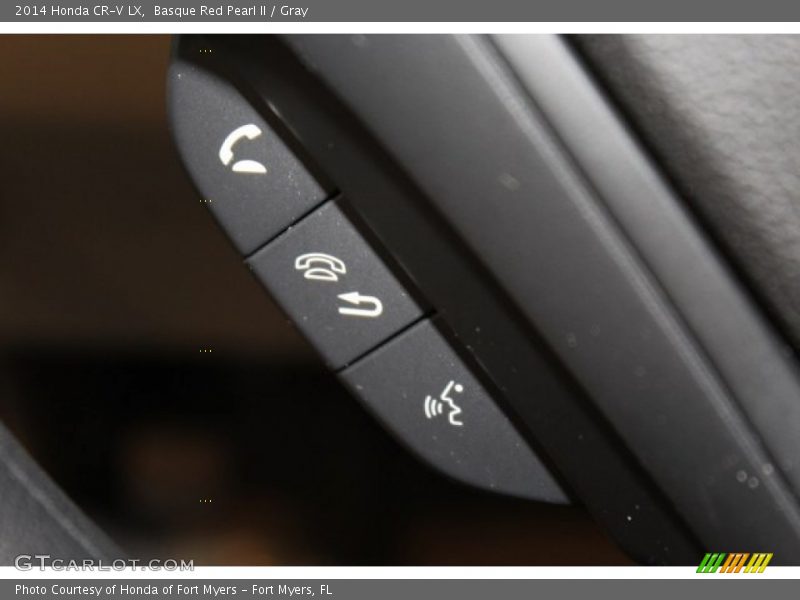 Basque Red Pearl II / Gray 2014 Honda CR-V LX