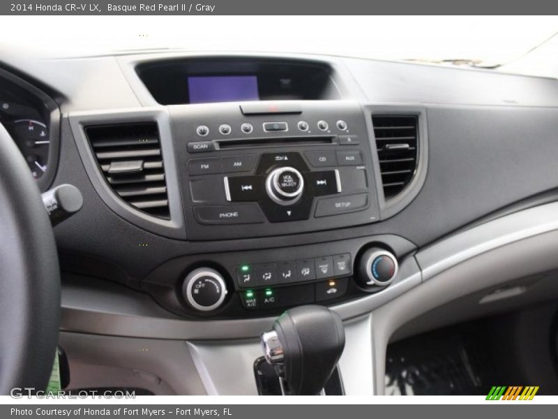 Basque Red Pearl II / Gray 2014 Honda CR-V LX