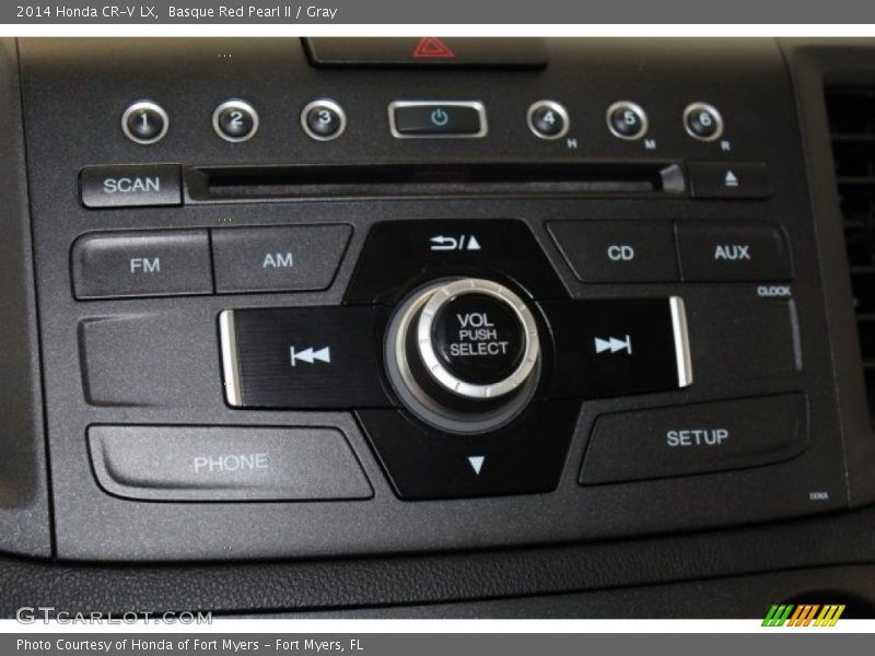 Basque Red Pearl II / Gray 2014 Honda CR-V LX