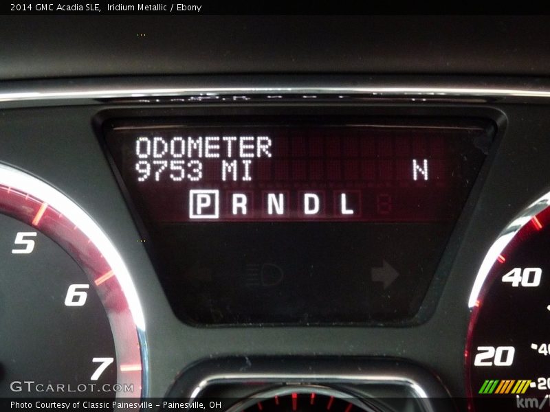 Iridium Metallic / Ebony 2014 GMC Acadia SLE