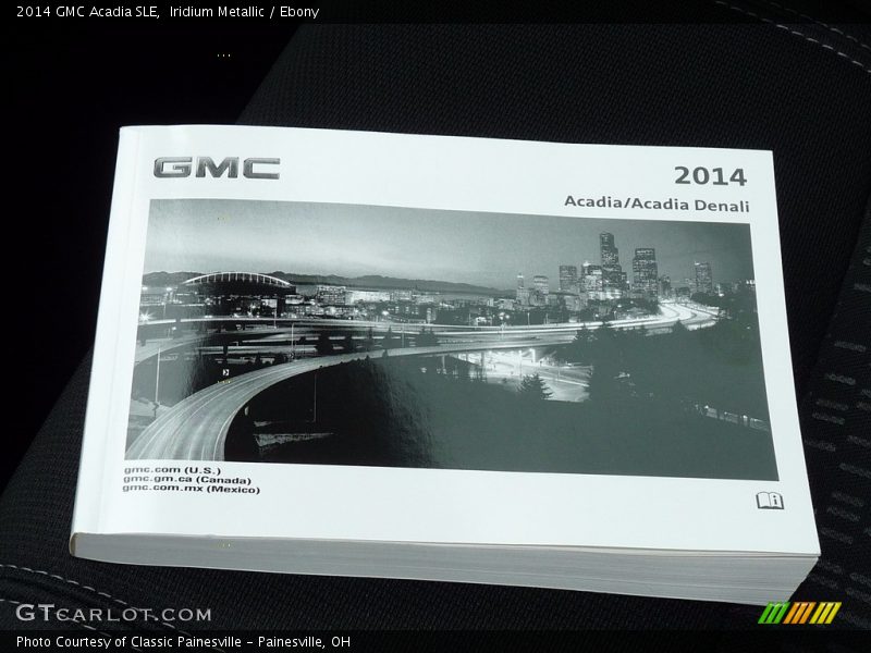 Iridium Metallic / Ebony 2014 GMC Acadia SLE