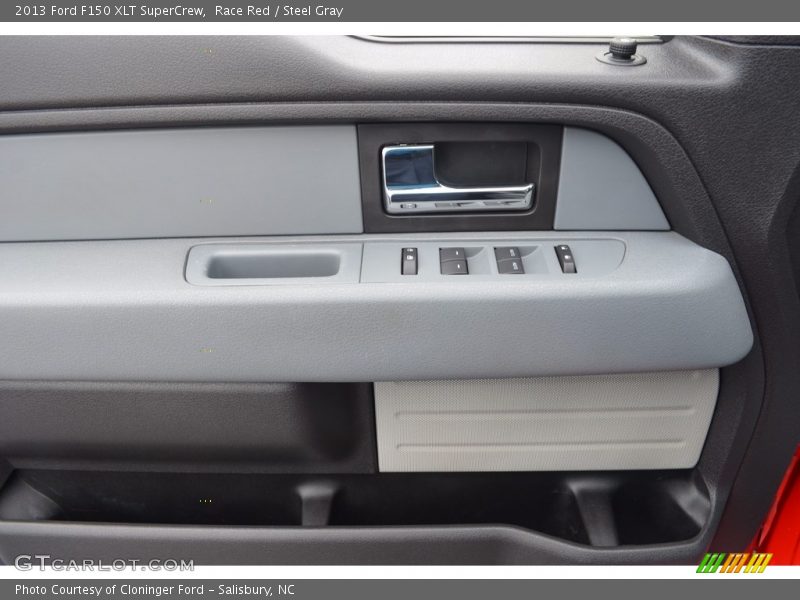 Race Red / Steel Gray 2013 Ford F150 XLT SuperCrew