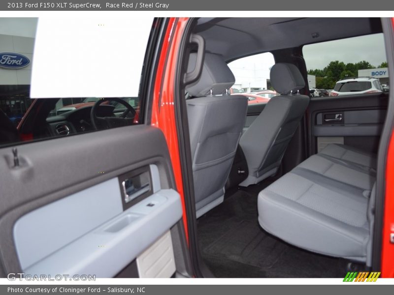 Race Red / Steel Gray 2013 Ford F150 XLT SuperCrew