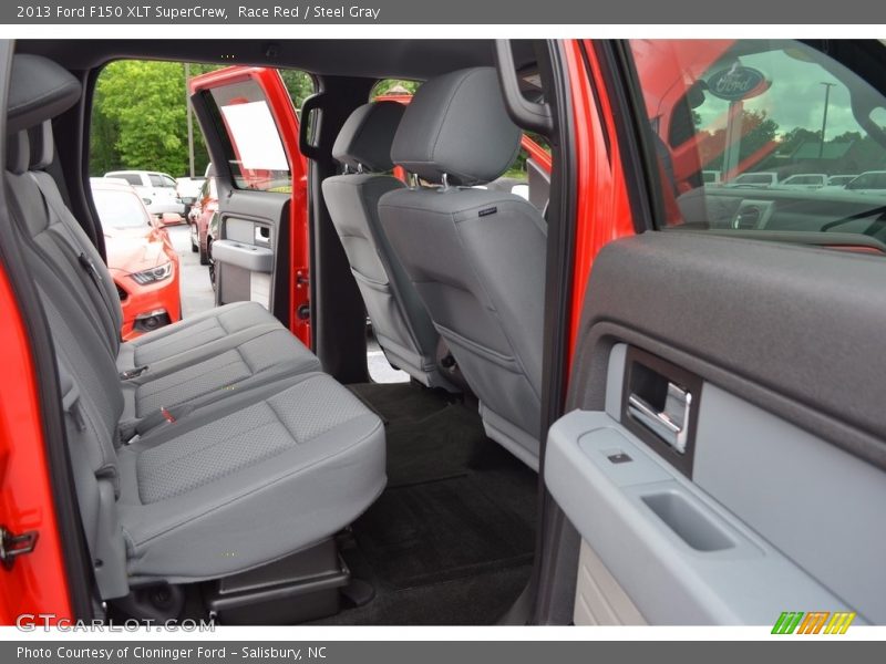 Race Red / Steel Gray 2013 Ford F150 XLT SuperCrew
