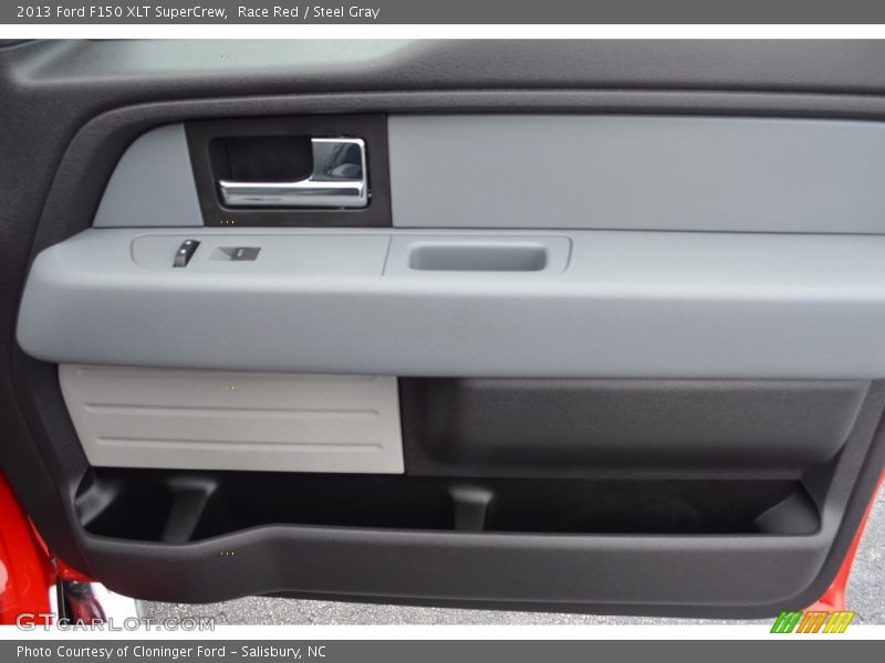 Race Red / Steel Gray 2013 Ford F150 XLT SuperCrew