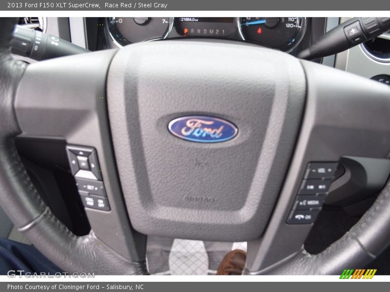 Race Red / Steel Gray 2013 Ford F150 XLT SuperCrew