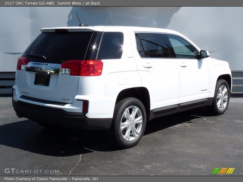 Summit White / Jet Black 2017 GMC Terrain SLE AWD