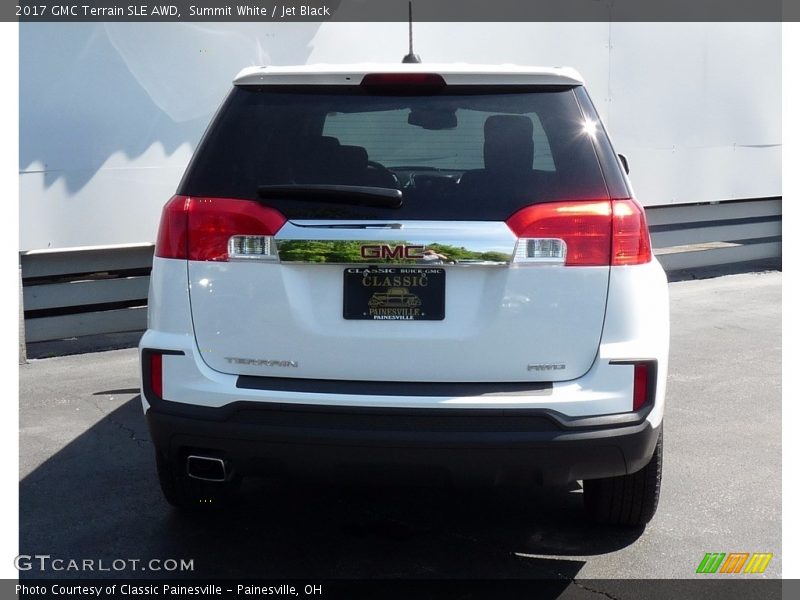 Summit White / Jet Black 2017 GMC Terrain SLE AWD