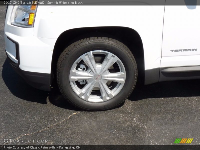 Summit White / Jet Black 2017 GMC Terrain SLE AWD