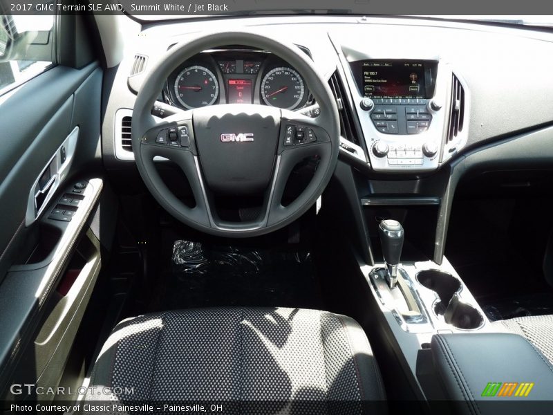 Summit White / Jet Black 2017 GMC Terrain SLE AWD