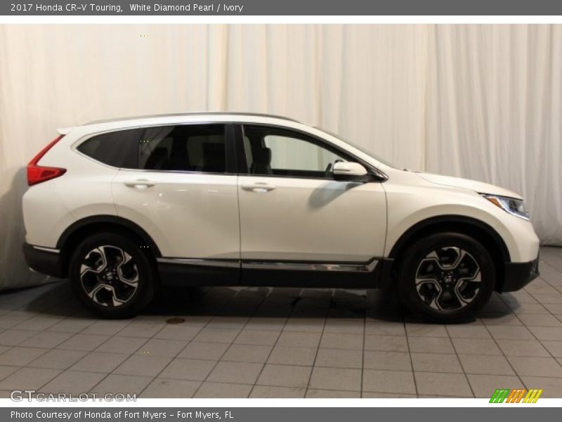 White Diamond Pearl / Ivory 2017 Honda CR-V Touring